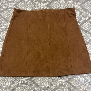 Abercrombie & Fitch Vegan Suede Skirt